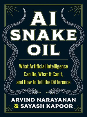 cover image of AI Snake Oil